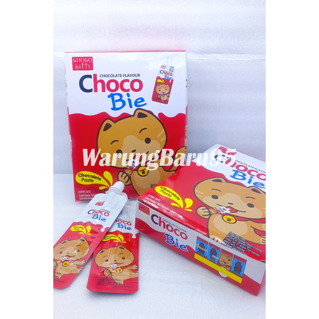 

Chocho Bie Chocolate Flavour || Coklat Pasta Box isi 30