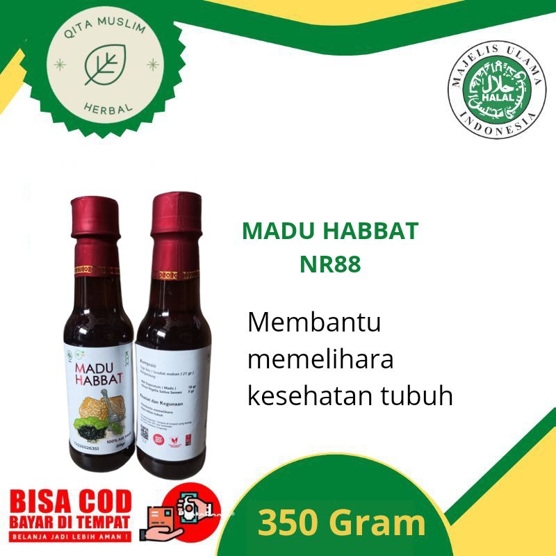 

Madu habbatussauda 350 gram - Madu habbat NR88 original