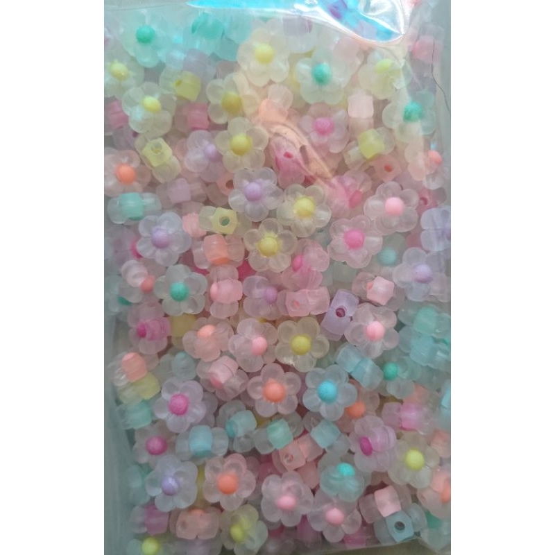 Mote Motif Bunga Kristal Dop 100g