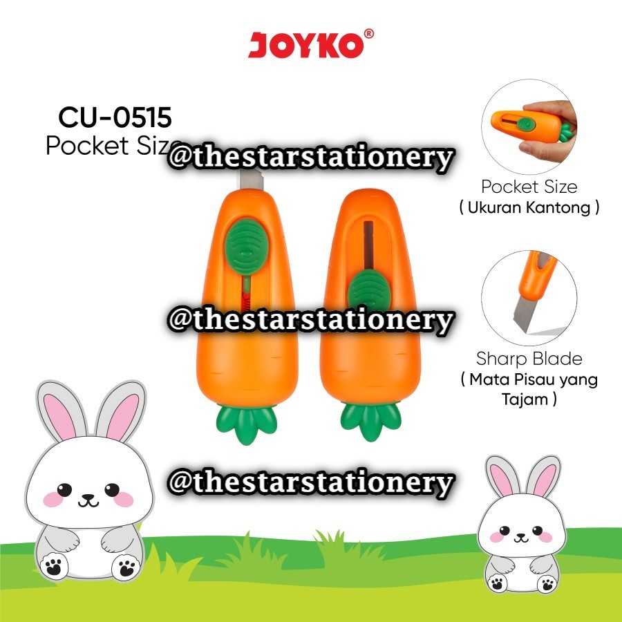 

(1 Biji) GROSIR Cutter Joyko CU-0515 Wortel Mini / Mini Cutter Pemotong Joyko CU0515 / Joyko CU 0515