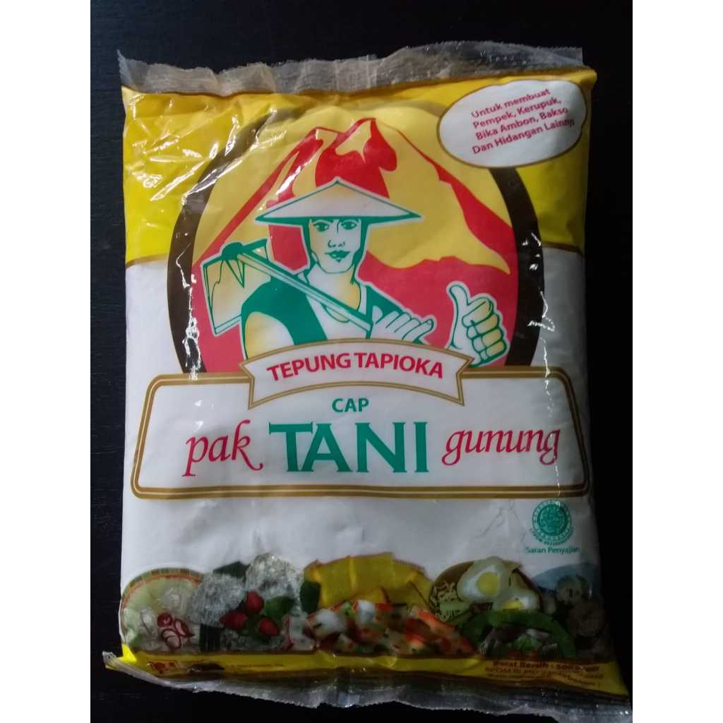 

Tepung Tapioka Cap Pak Tani Gunung/500gr - Tepung