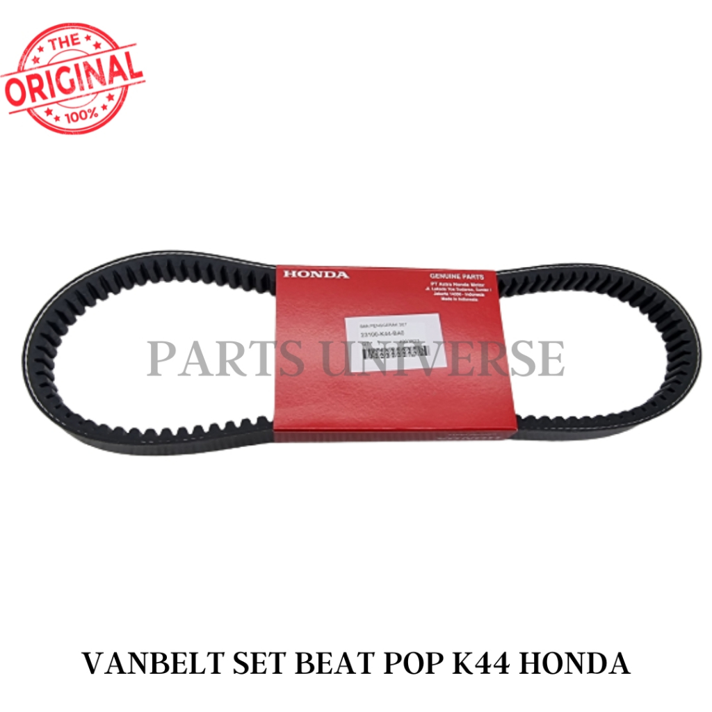 VANBELT SET BEAT POP 23100-K44-BAO HONDA ORIGINAL
