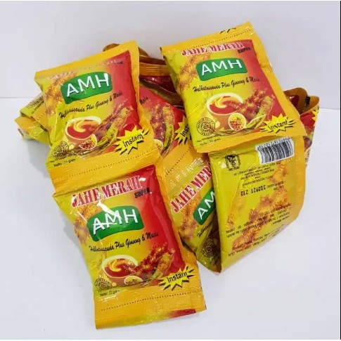 

[PROMO] COD Serbuk Instan Jahe Merah Amanah Super AMH 20 gram Plus Habbatussauda Ginseng Madu Original Ecer Renceng Kuning Instant