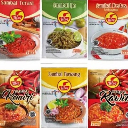

Model Baru✡↓ Finna Sambal Uleg 10x20gr P100