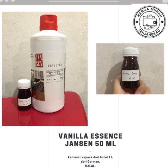 

★Terupdate Vanilla Jansen 50 ml / Vanilla ekstrak / Essence Vanilla Y57