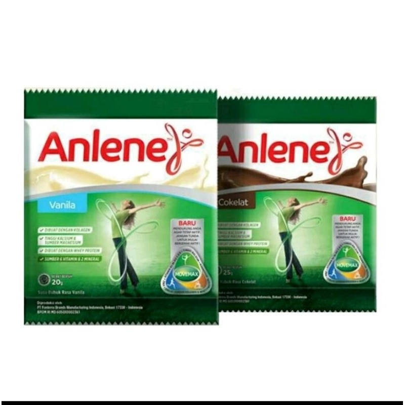 

Susu Anlene Sachet 1 Renceng Isi 10 pcs Susu Bubuk Nutrisi Tinggi Untuk Tulang