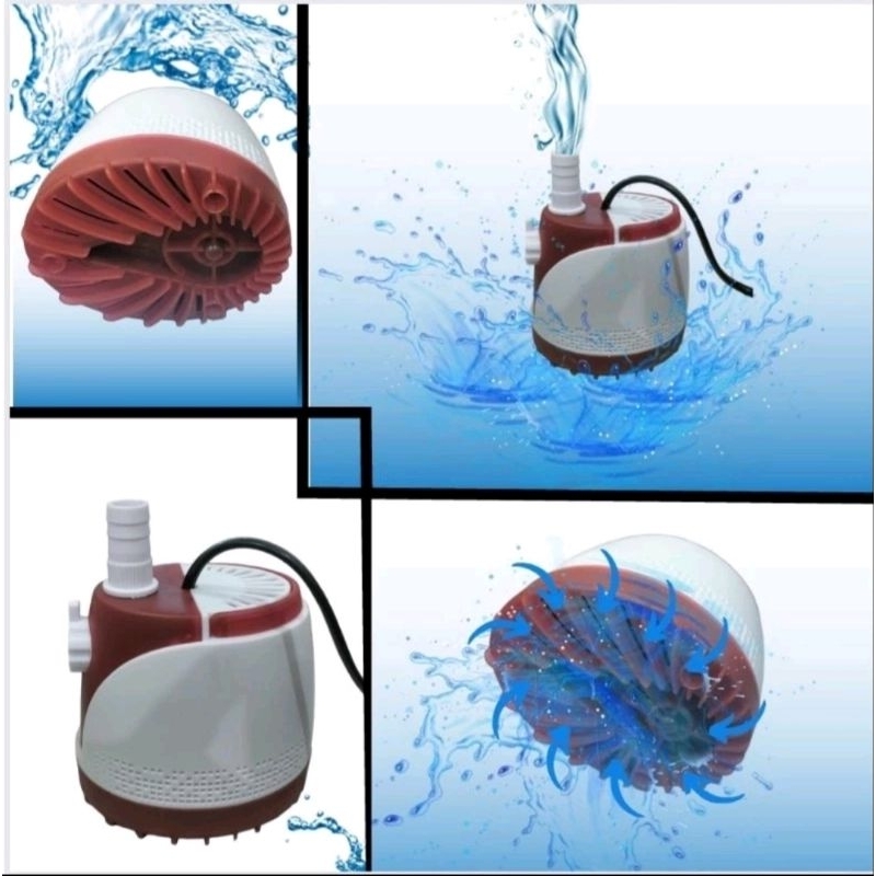 Pompa aquarium kolam Hidroponik ROSSTON PSP 2100 Submersible Pump