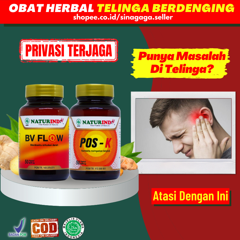 Obat Telinga Berdengung Tinnitus Pembersih Telinga Tersumbat Budeg Berdenging Gangguan Pendengaran T