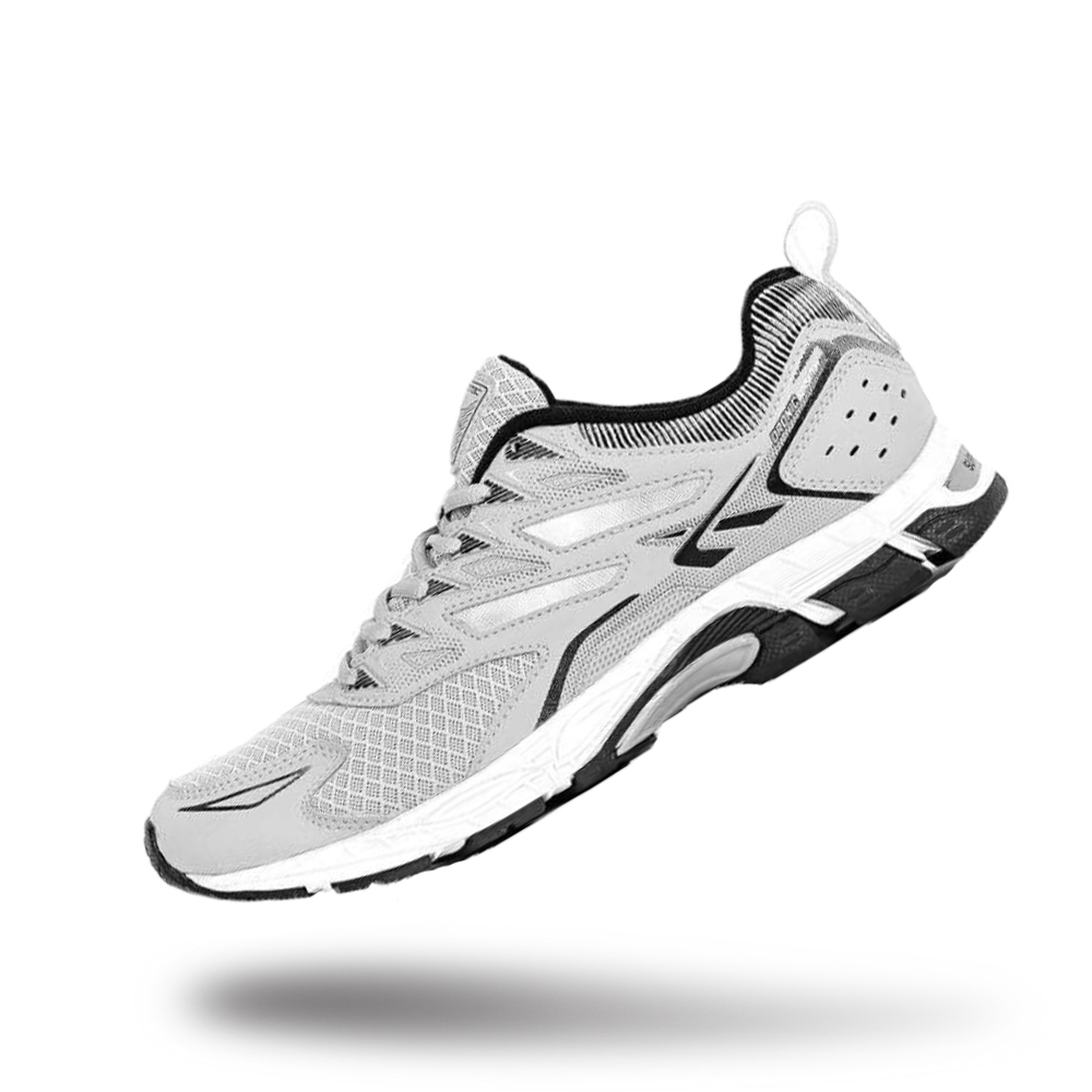 SALE Sepatu Running SPOTEC DRONIC Abu Putih Hitam Original Limited Only