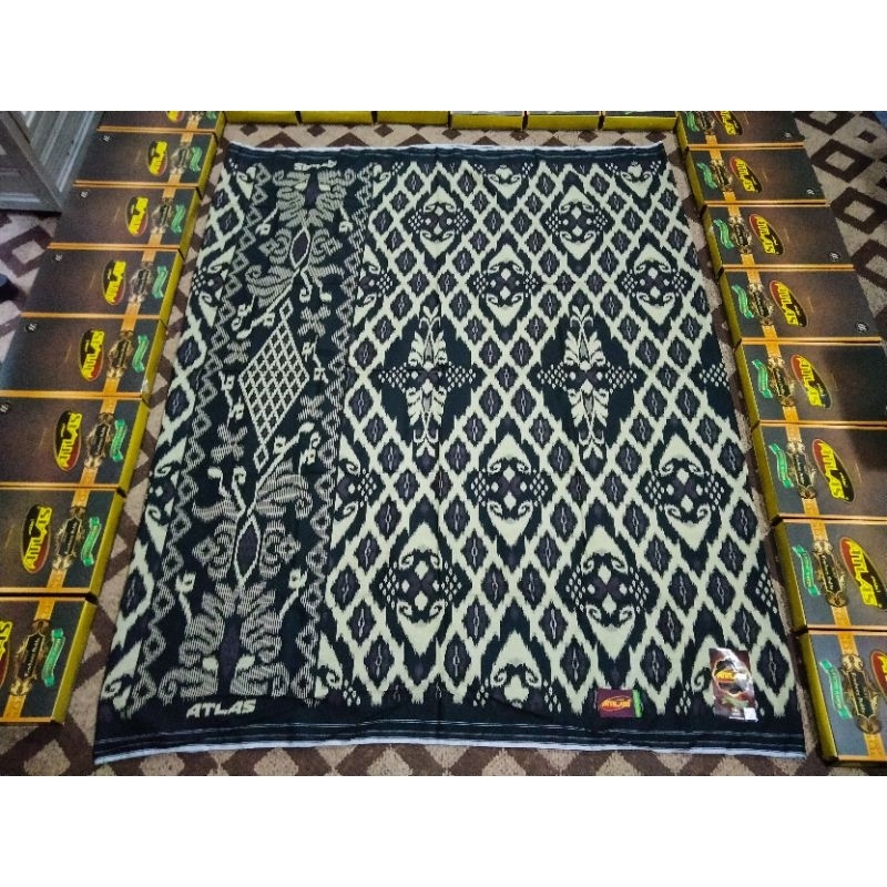 Sarung Atlas kembang dobby super rayon dan  Songket kembang