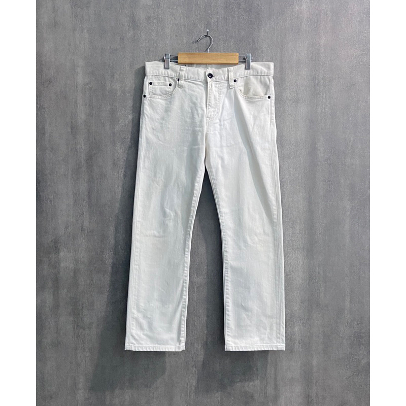 Long Pants UNIQLO S001 / Slim Fit Straight / Celana Jeans Pria / Size 32