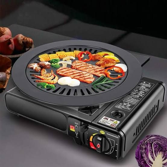 SET KOMPOR PORTABLE DAN GRILL BBQ ALAT BAKAR KOREAN