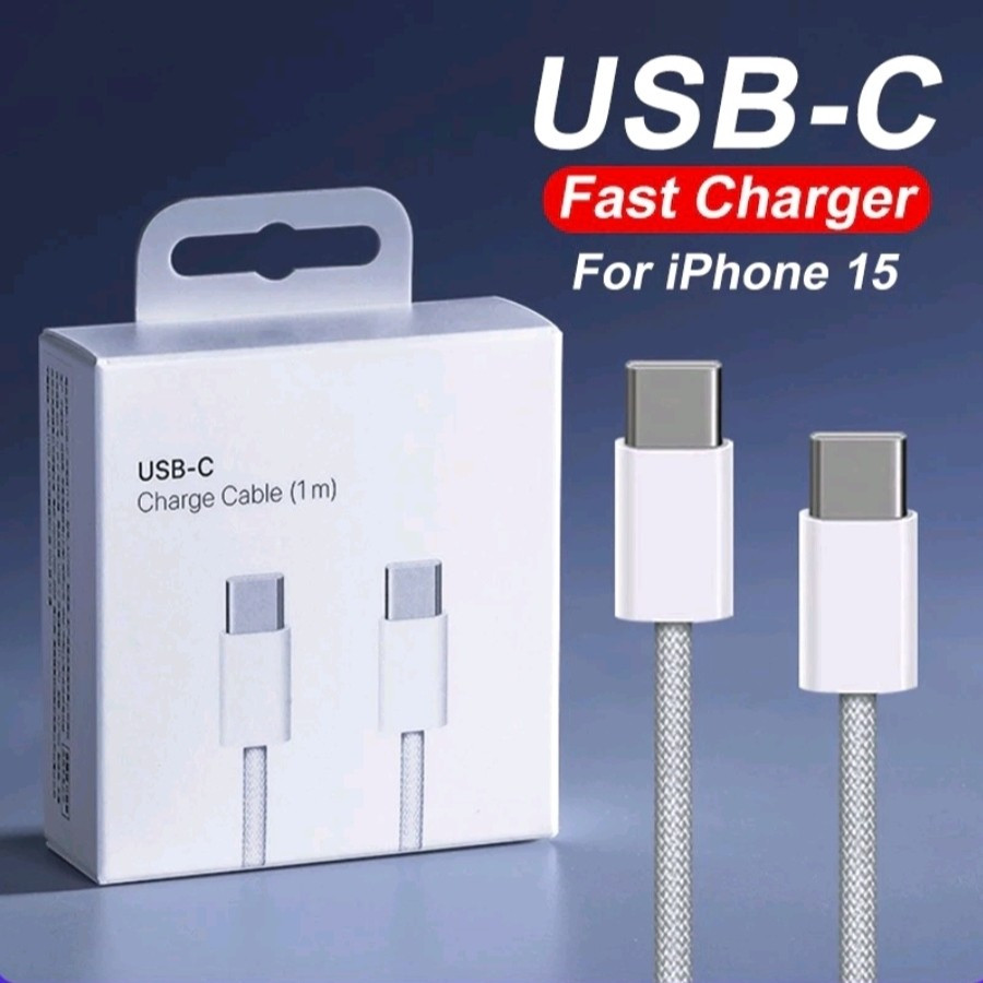 KABEL CHARGER C TO C 1 Meter