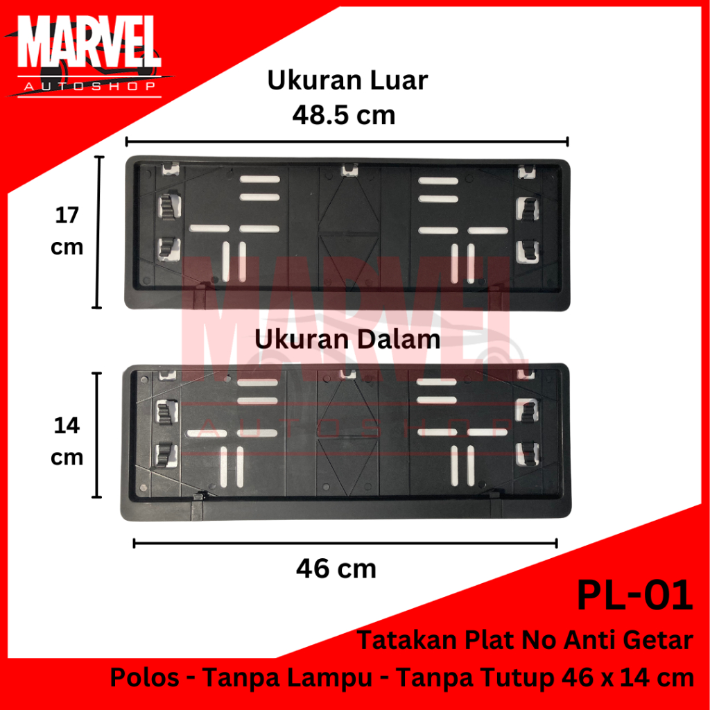 DUDUKAN PLAT NOMOR MOBIL UNIVERSAL ANTI GETAR / TATAKAN PLAT NOMOR MURAH / FRAME PLAT NOMOR / COVER 