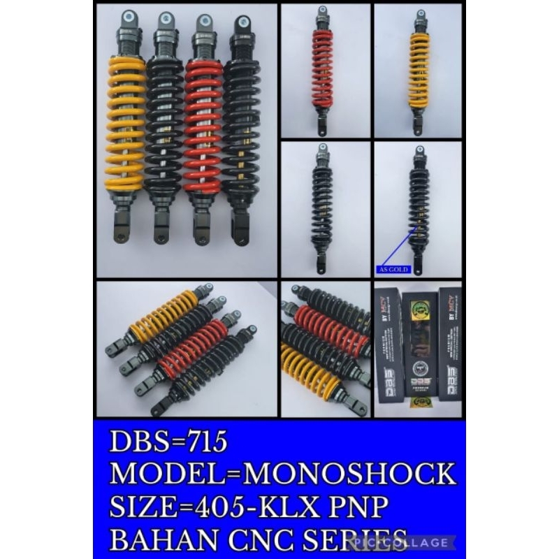 Shock KLX Shok belakang klx sok belakang KLX DBS tipe 715