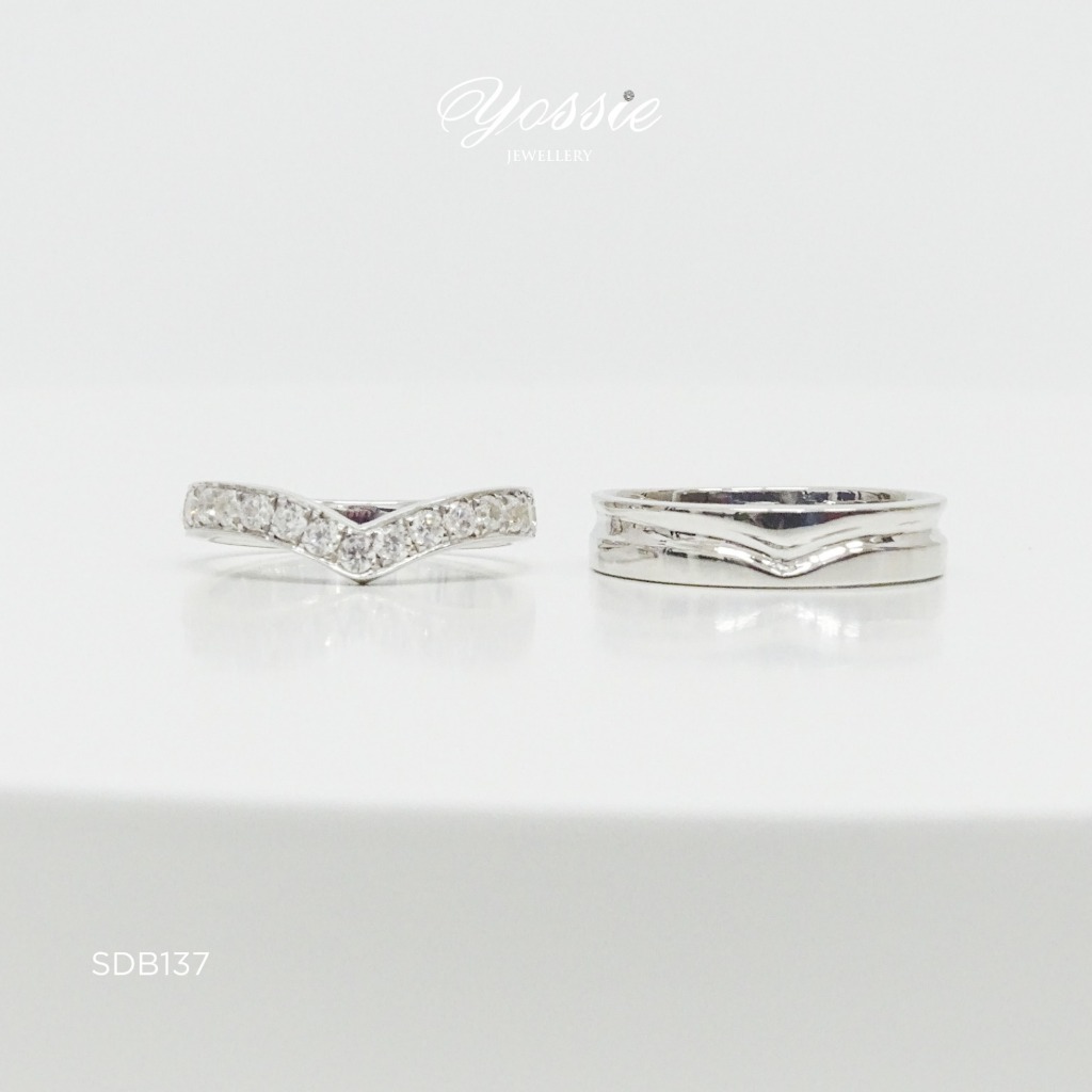 Wedding Ring Emas Palladium