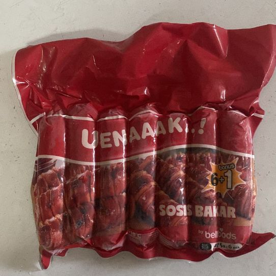 

BELFOODS SOSIS BAKAR UENAAAK 475gr 6+1pcs BESAR- FROZEN FOOD MAKANAN BEKU