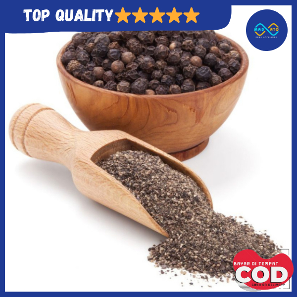 

Lada Hitam Bubuk 50 Gram Murni Original Lada Hitam Bubuk Merica Black Pepper Original Bumbu Rempah Dapur Masakan