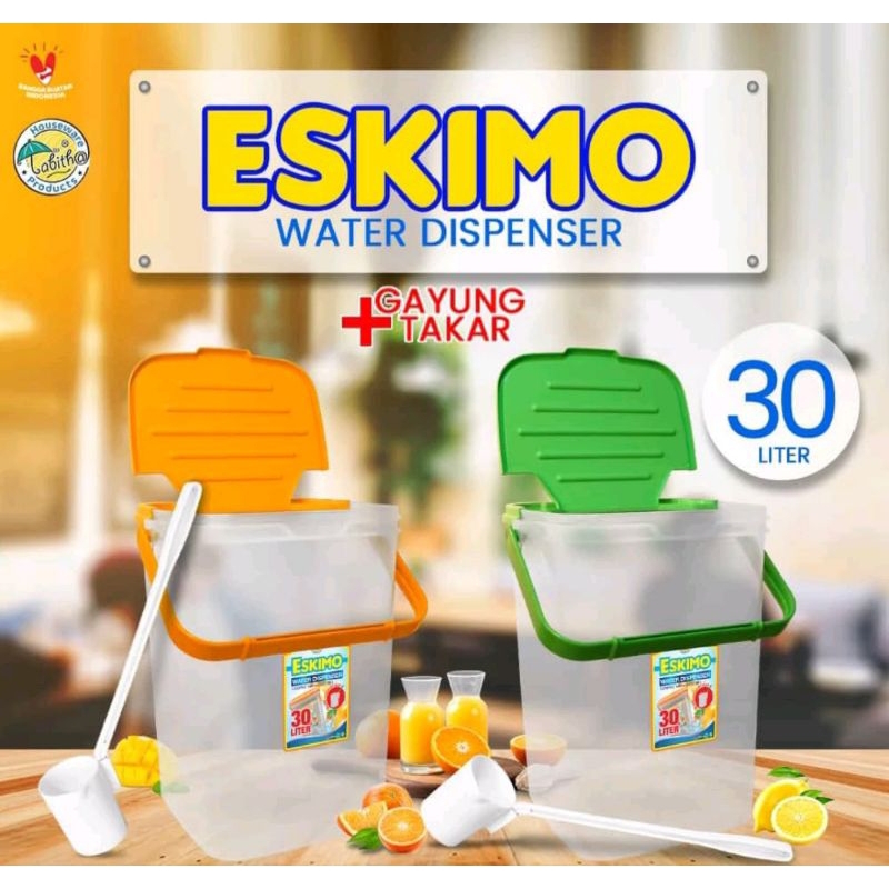 Tempat Es Buah ESKIMO 30 Liter / Tempat Es Buah Plastik