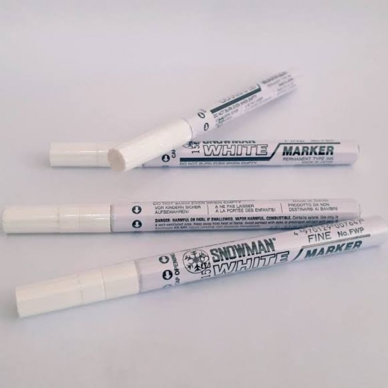 SPIDOL AKRILIK PERMANEN / PAINT MARKER PUTIH / GOLD / SILVER