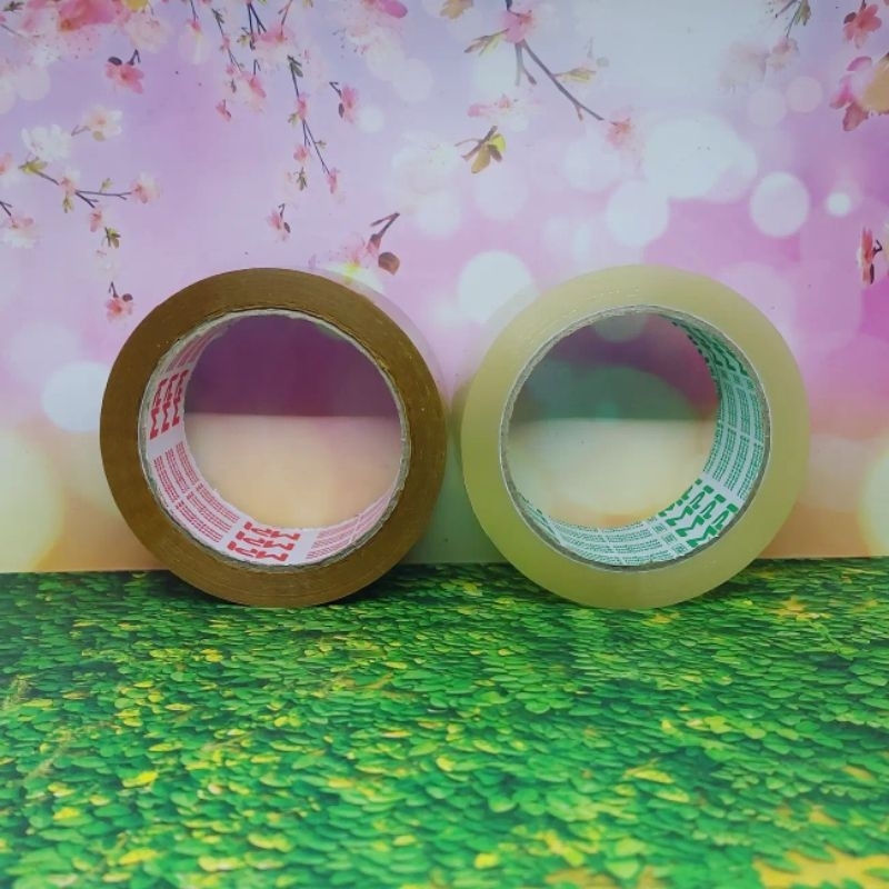 

Lakban Cokelat/Lakban Bening Isolasi Coklat/Isolasi Bening ekonomis 45 mm x100 yard