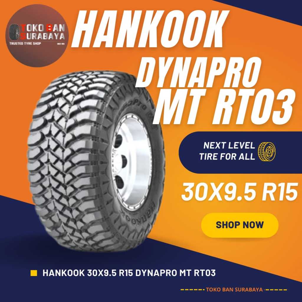 Ban Hankook HK 30x9.5 R15 30/9.5R15 30/9.5/15 30/9.5 R15 30x9.5R15 30 9.5 95 R15 R 15 DYNAPRO MT RT0