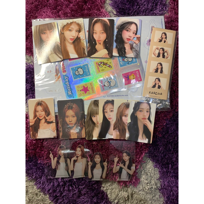 [READY] official sharing sg23 pc seasons greeting 2023 aespa photocard POB SMSTORE