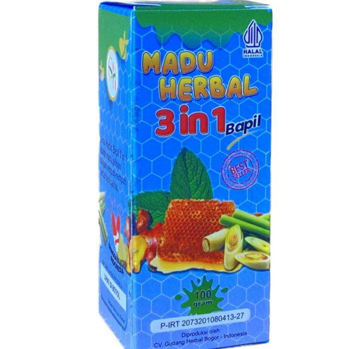 

MADU HERBAL 3 IN 1 BAPIL / MADU BAPIL (100GR)