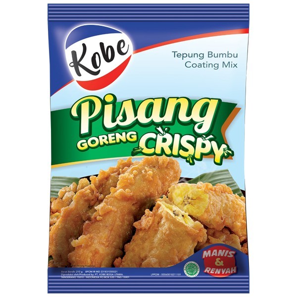 

Kobe Tepung Bumbu Pisang Goreng Crispy 210 g