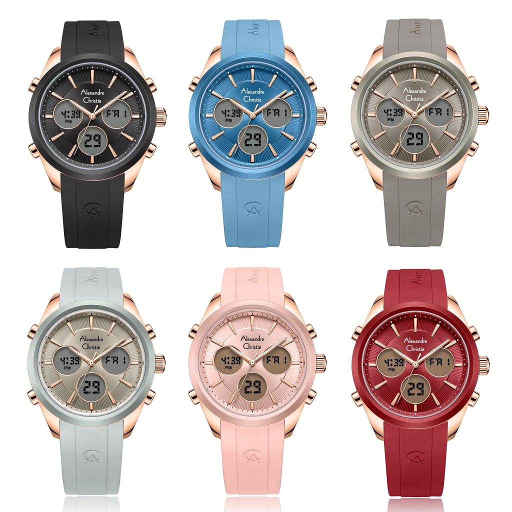 Alexandre Christie Digi 9398LHR Jam Tangan Wanita