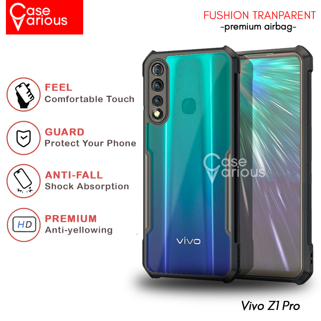 Case Vivo Z1  Pro Hard Case Fushion Casing Transparent