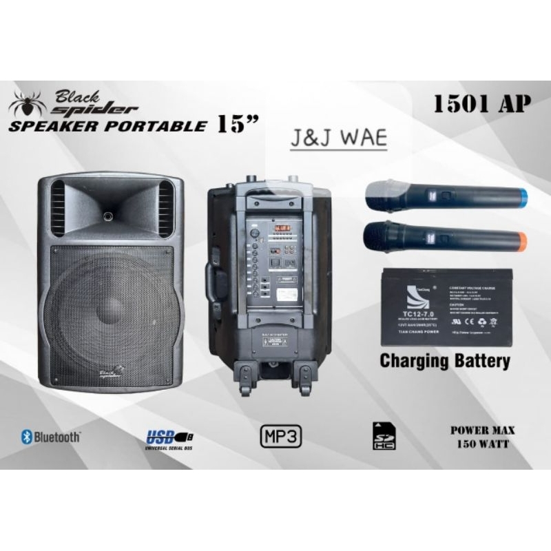Speaker blackspider BS 1501AP
