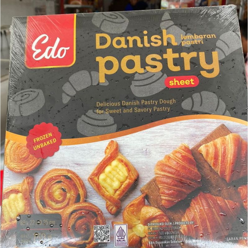 Edo Puff Pastry Sheet 750gram - Pastry Gosend/Grab/ shopee instan Only
