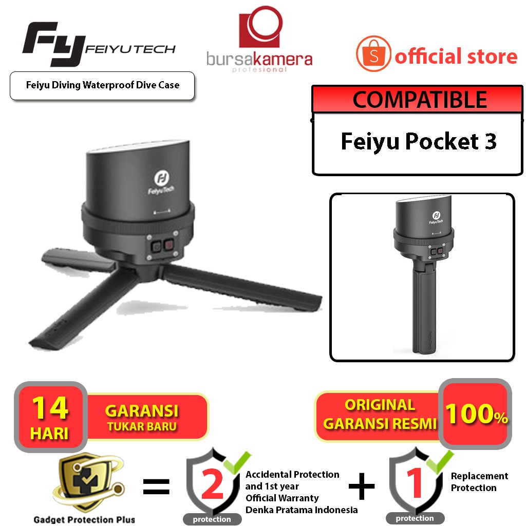 Feiyu Diving Waterproof Dive Case for Feiyu Pocket 3