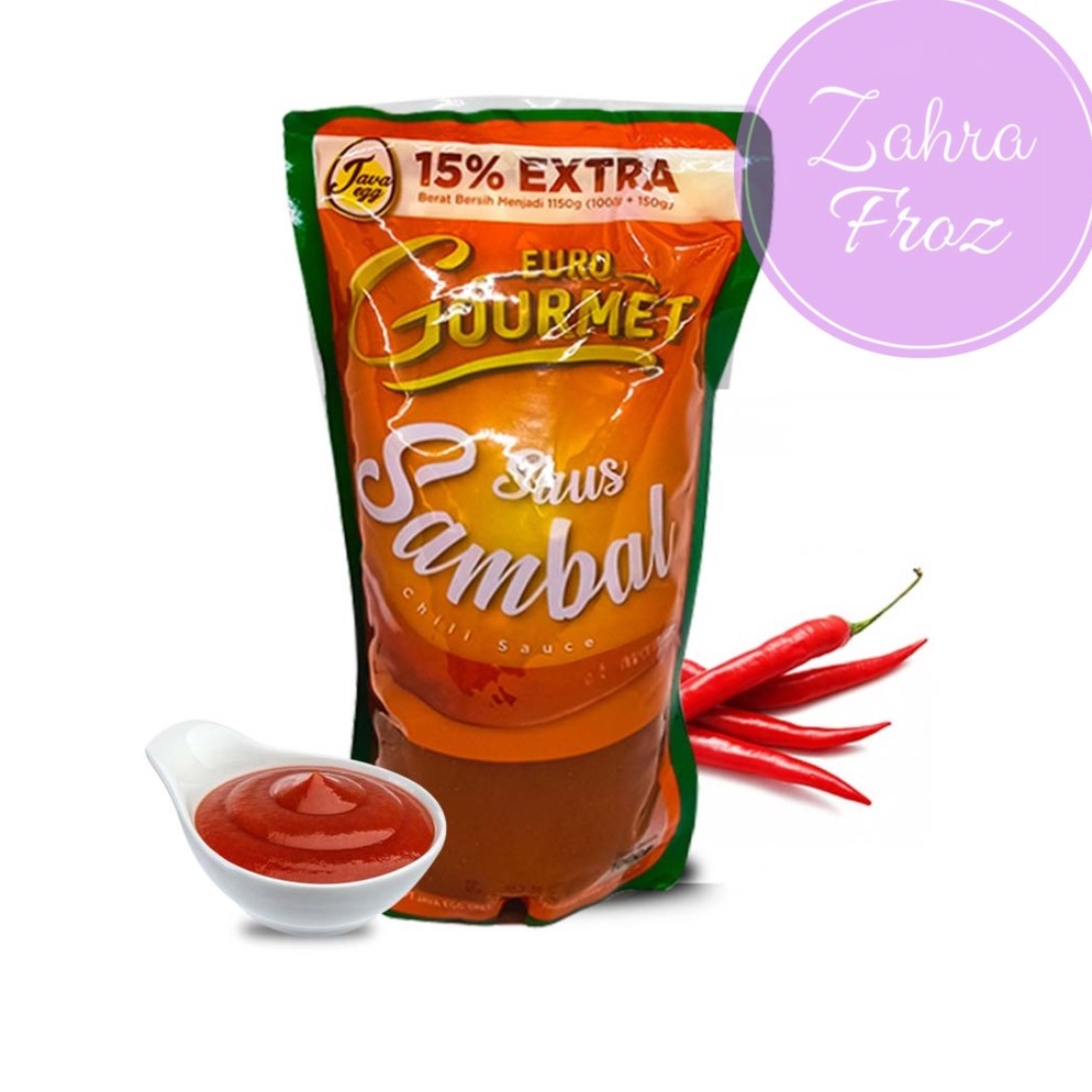 

Kir!m L@ngsung EURO GOURMET SAUS SAMBAL 1KG Moodbooster