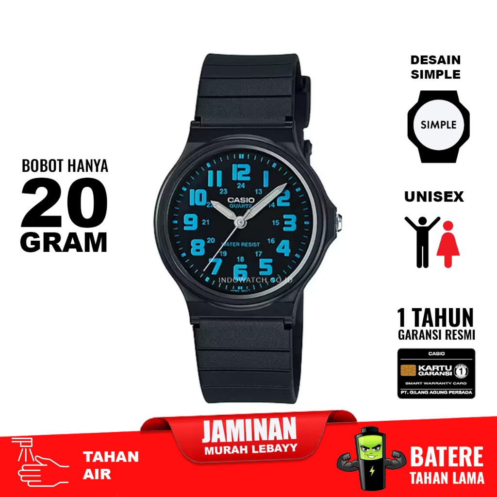 Casio MQ-71-2B mq71 mq 71 original garansi resmi