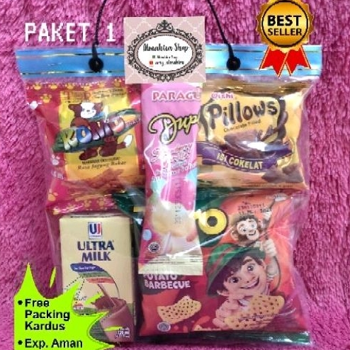 

Paket Snack Ulangtahun /Paket Snack Ultah / Snack Ultah Murah / Bingkisan Snack