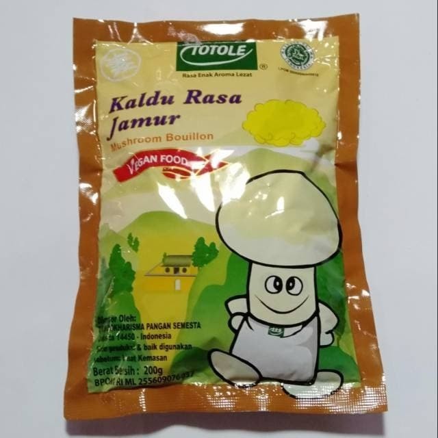 

totole /kaldu jamur 200 gram (vegetarian)
