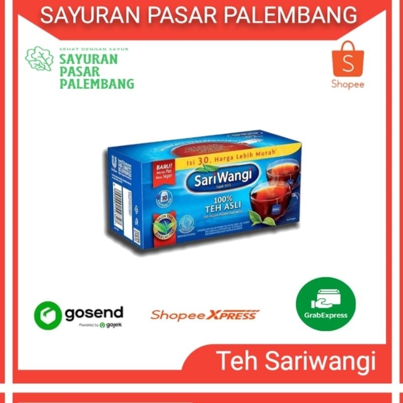 

Teh Sariwangi isi 25 pcs - Sayuran Pasar Palembang