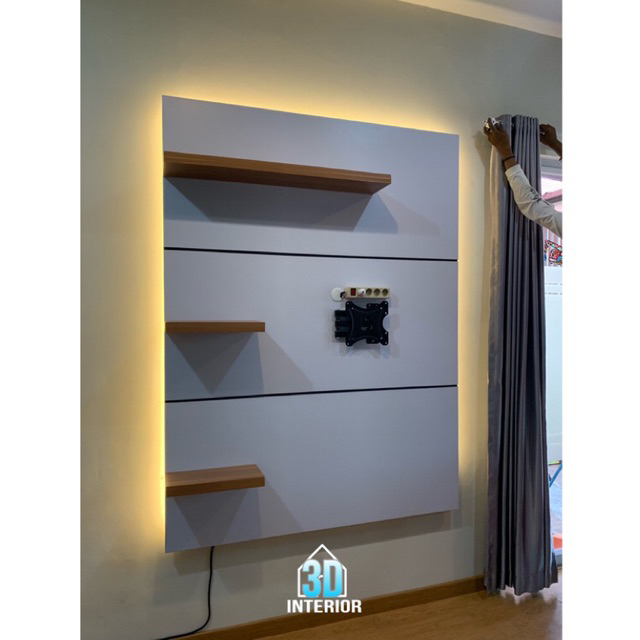 CUSTOM Backdrop Tv Simple Minimalis