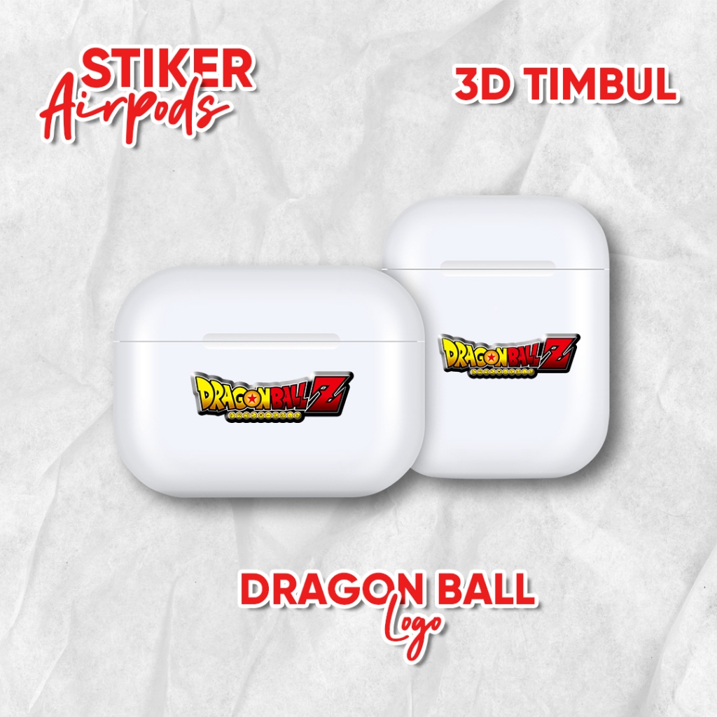 

Stiker Airpods Emblem 3D Timbul DragonBall Logo / Stiker Anime Resin