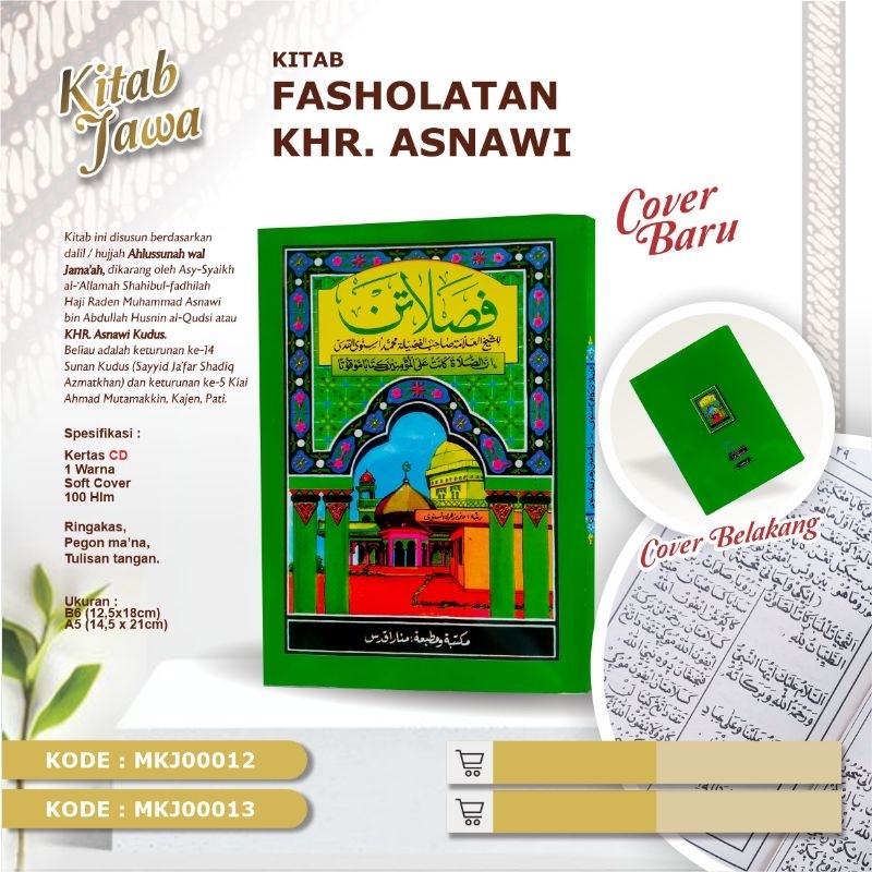 Fasholatan FASHOLATAN KH ASNAWI KUDUS