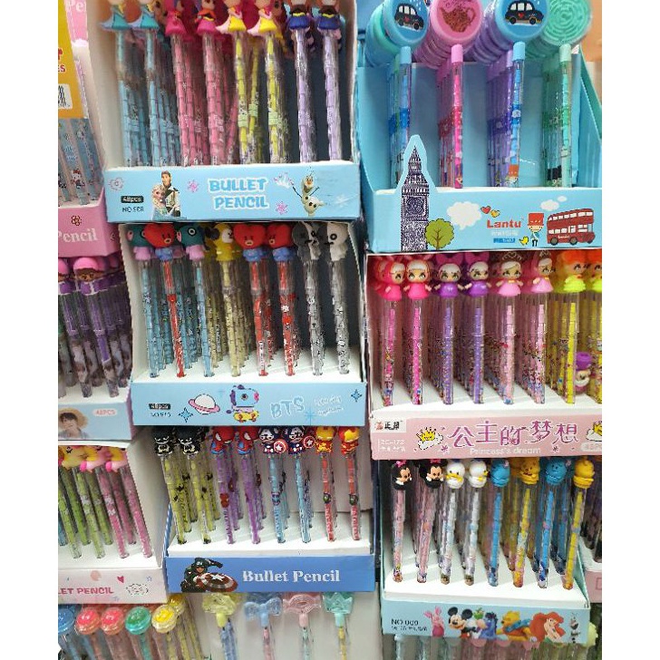 

Best Seller (4pcs) pensil lantu/lantu bensia/pensil cabut lucu/pensil bongkar pasang Super Sale