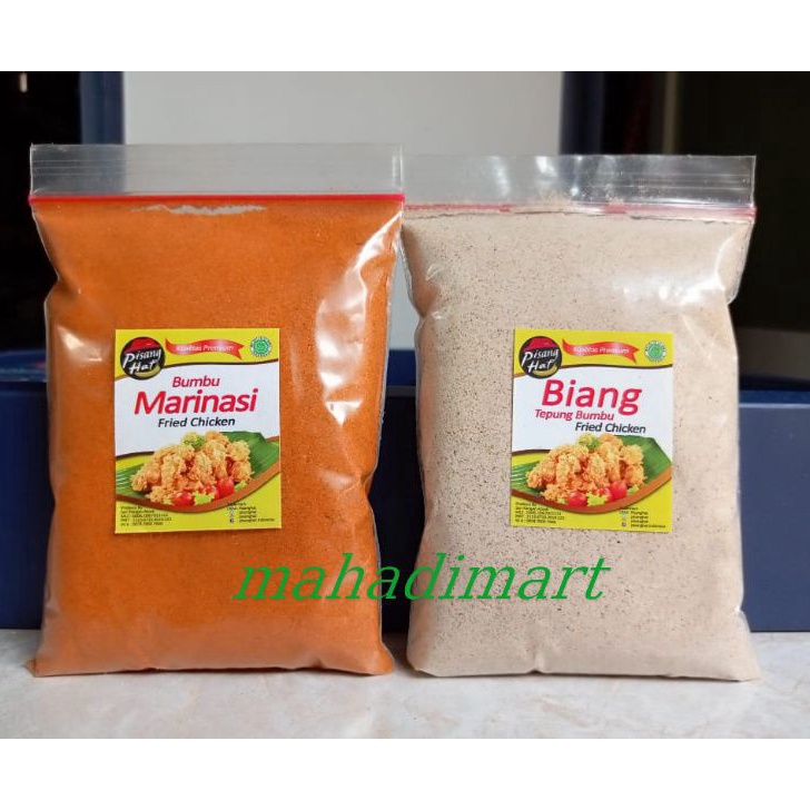 

Kirim Sekarang paket biang tepung 100gr dan bumbu marinasi 100gr ayam goreng fried chicken