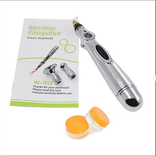 Pena Akupuntur Elektrik Alat Terapi Meridian Massage Pen Pijat Pulpen Listrik Refleksi Pijet Telapak