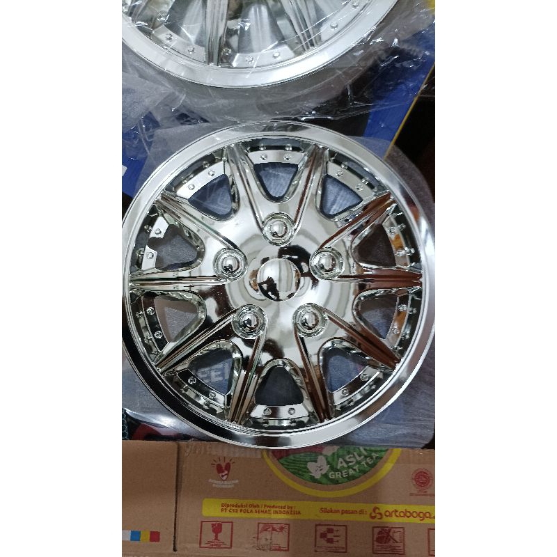 Whell dop roda ring 14 harga untuk 4 biji cocok untuk velg kaleng APV All New Avanza Xenia