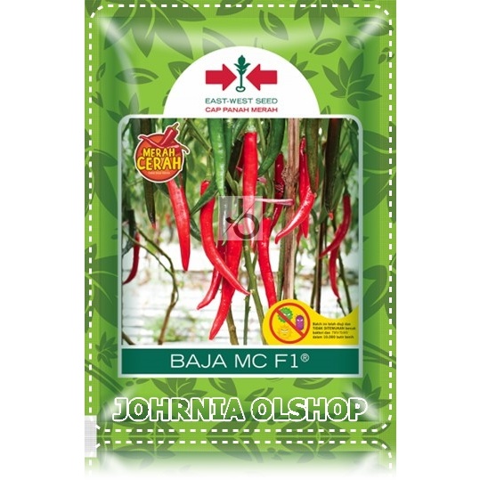 Johrnia 5 Benih Biji Cabe Besar BAJA MC F1