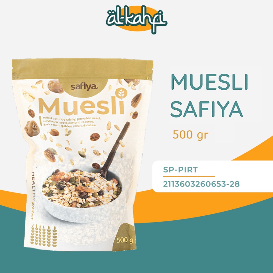 

Bayar Di Tempat Muesli Safiya 500 gr Sereal Makanan Ringan dan Sarapan Sehat Premium