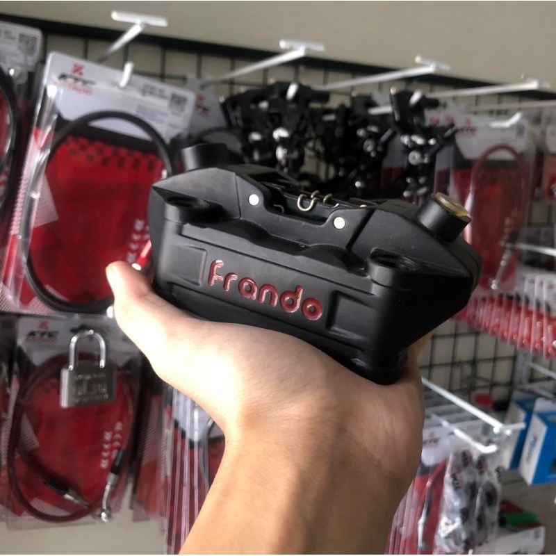 Kaliper Frando Universal 4 Piston Monobloc Original Frando Caliper 4 Piston Radial // Kaliper 4 Pist