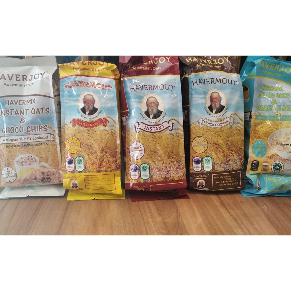 

Jual Haverjoy Rolled Instan Oat 1000 gram Havermix Havermut